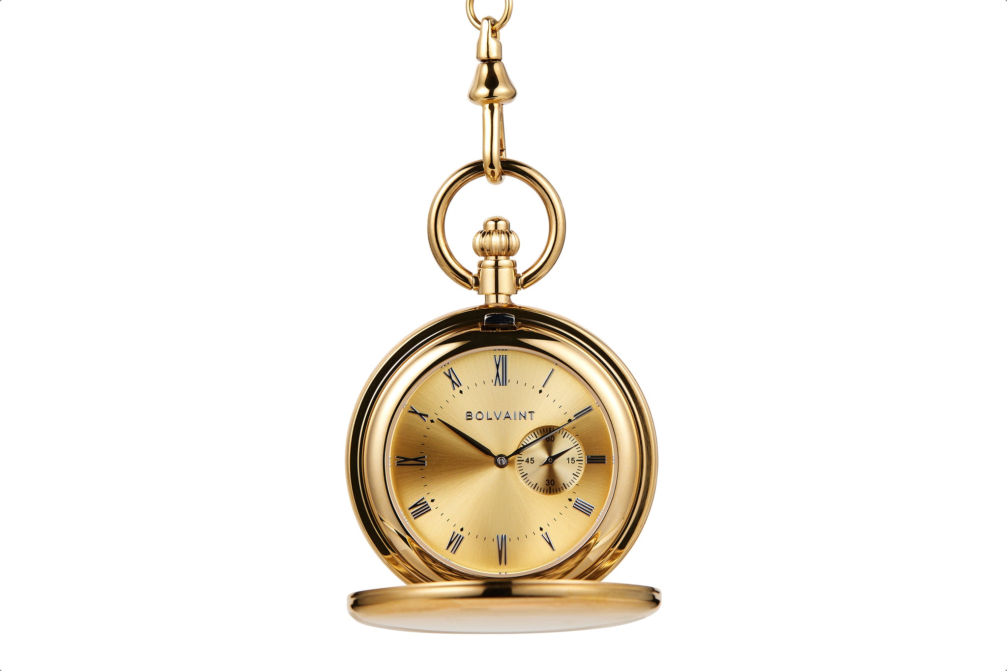Bolvaint Solon Mechanical Pocket Watch - Gold