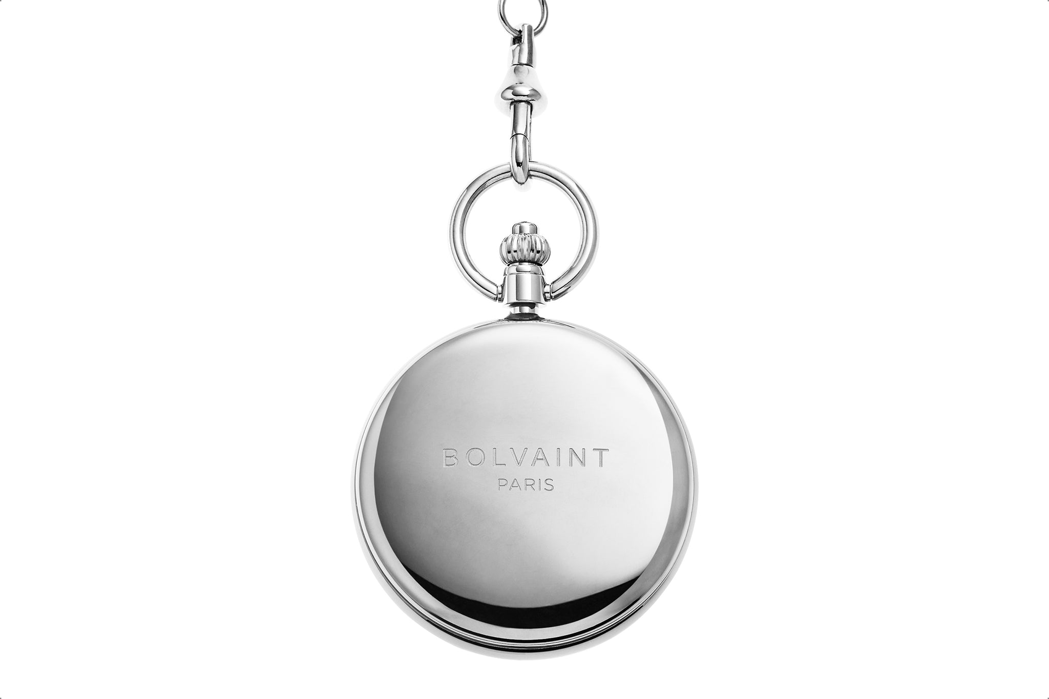 Bolvaint Solon Mechanical Pocket Watch - Silver