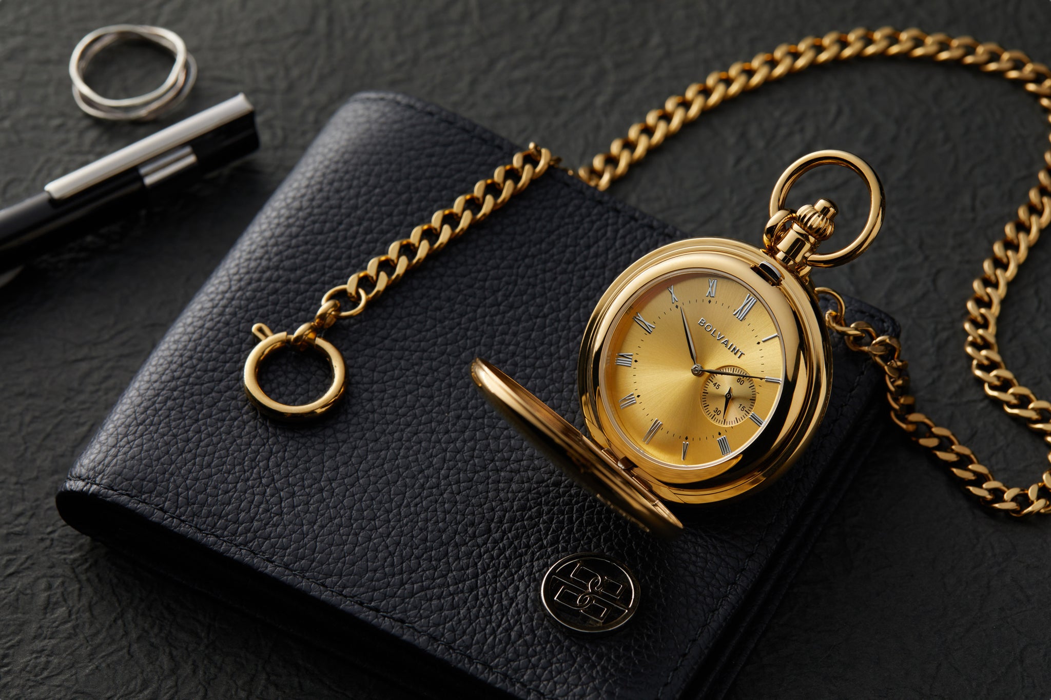 Bolvaint Solon Mechanical Pocket Watch - Gold