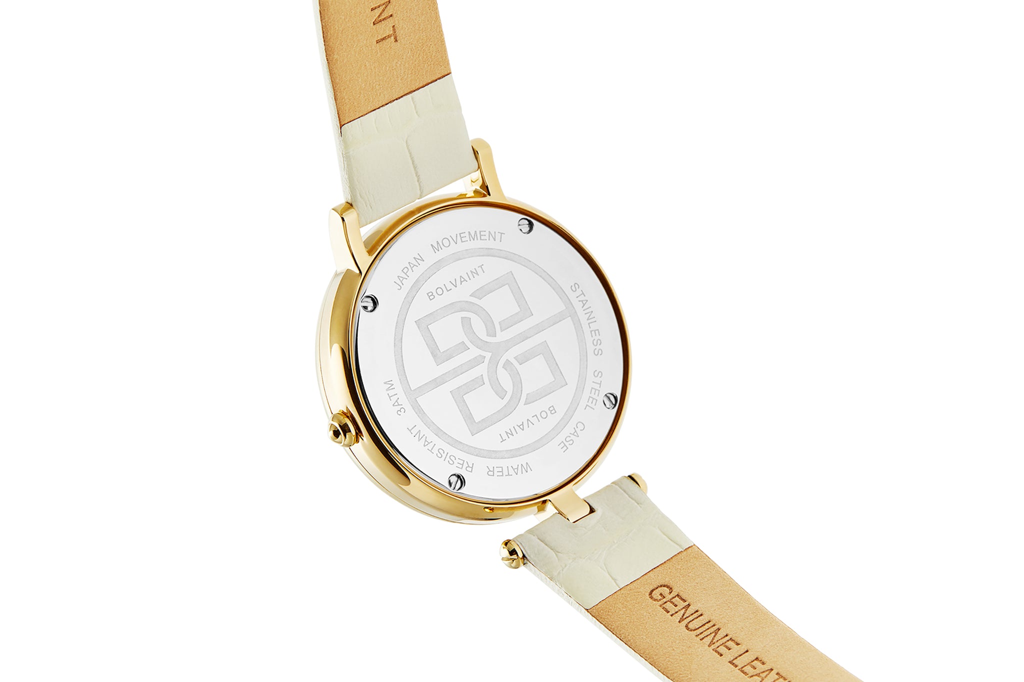 The Vainui Mother-of-Pearl Ladies' Watch - Gold & Ayoka White