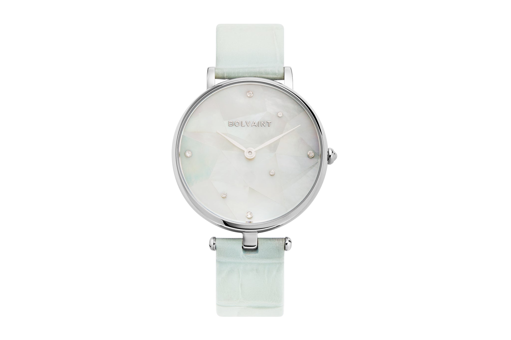 The Vainui Mother-of-Pearl Ladies' Watch - Silver & Apataki Blue