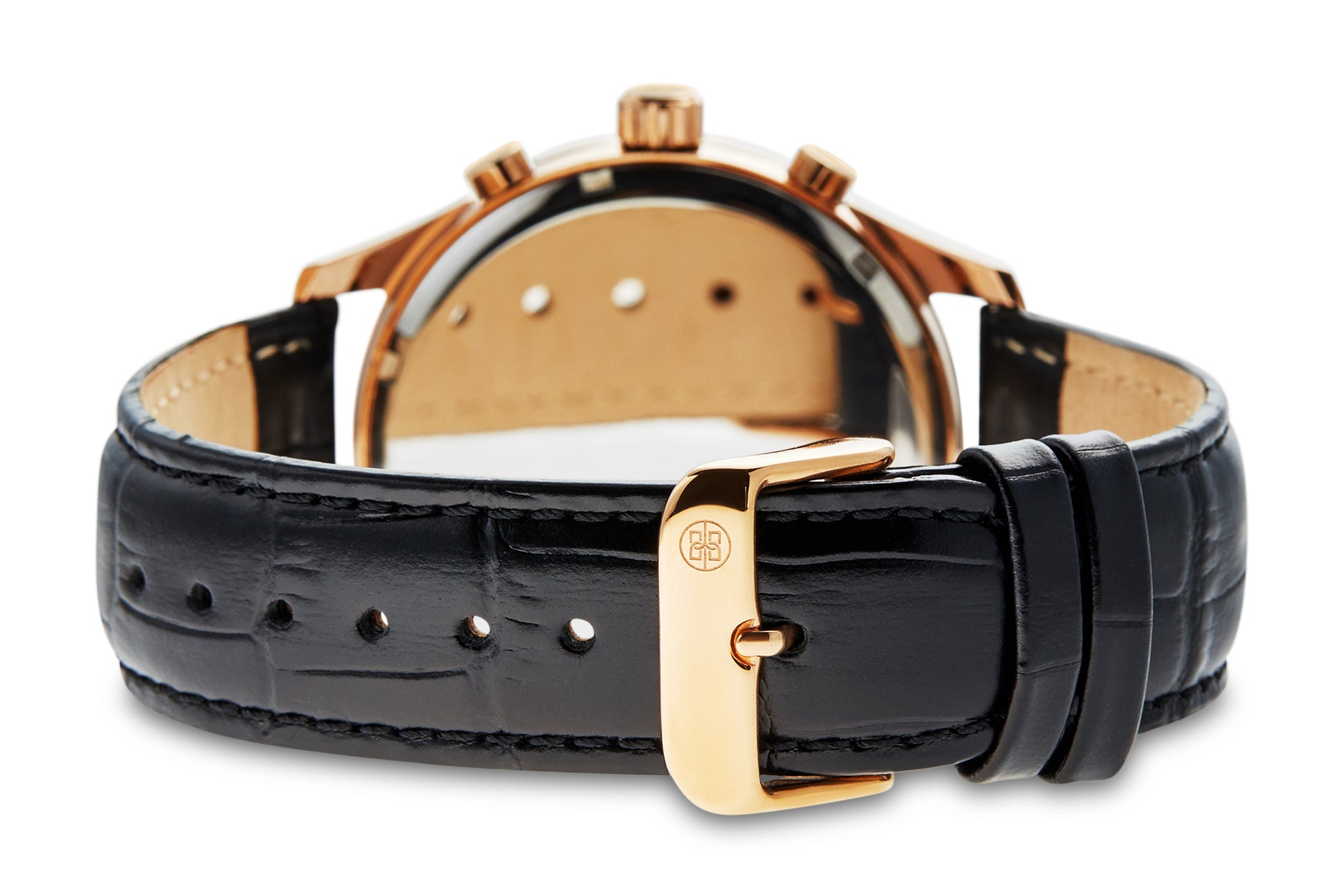 The Tempus Noir in Rose gold