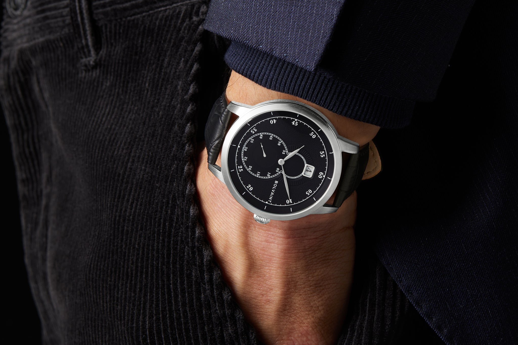 The Mallory Noir in Ash Silver
