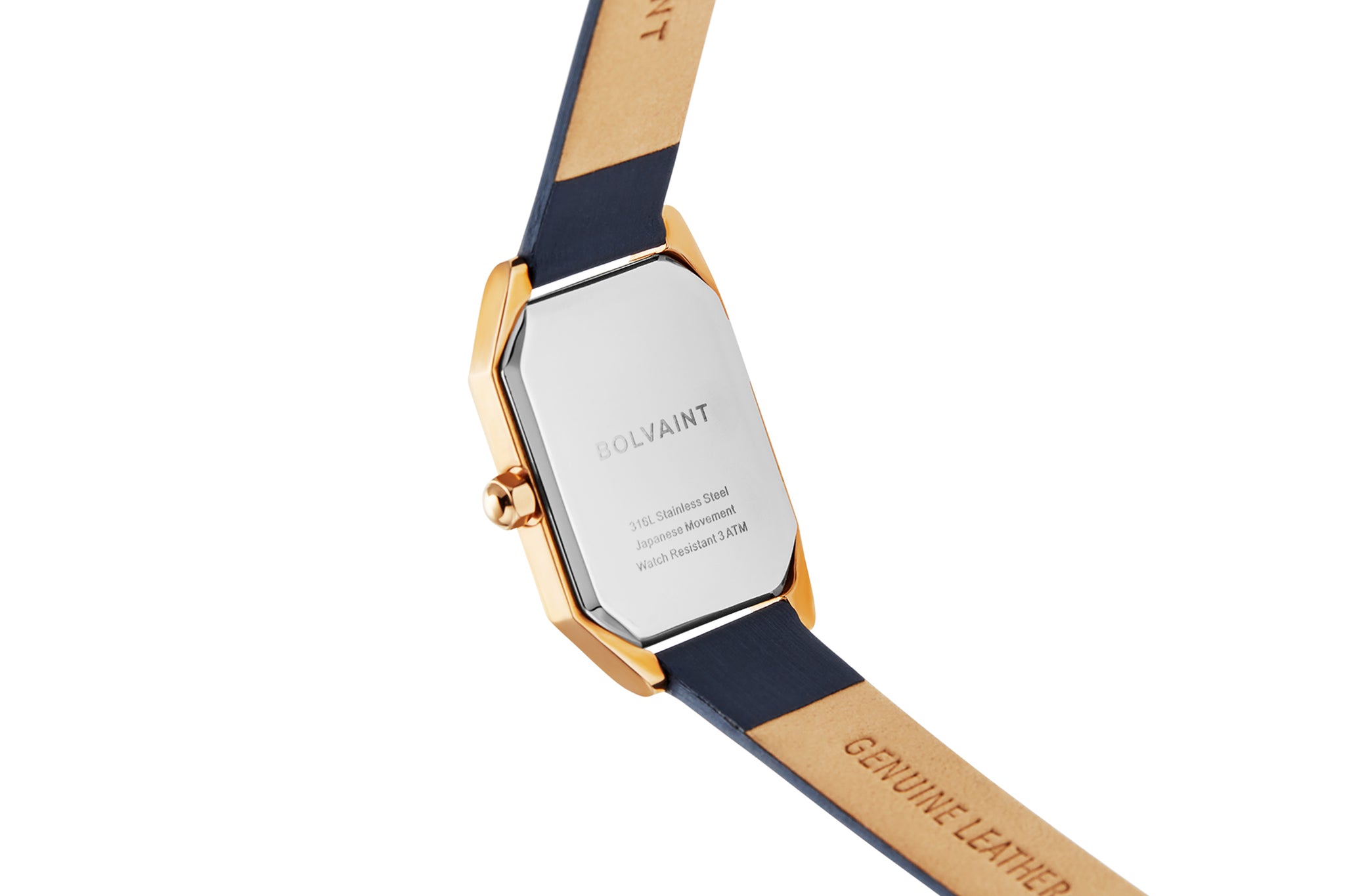The Artemis Mother-of-Pearl Ladies Watch, Rose Gold and Midnight Navy