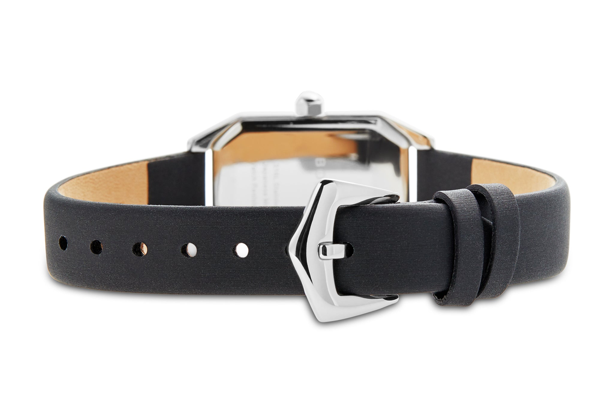 The Artemis Mother-of-Pearl Ladies Watch, Silver and Basalt Black