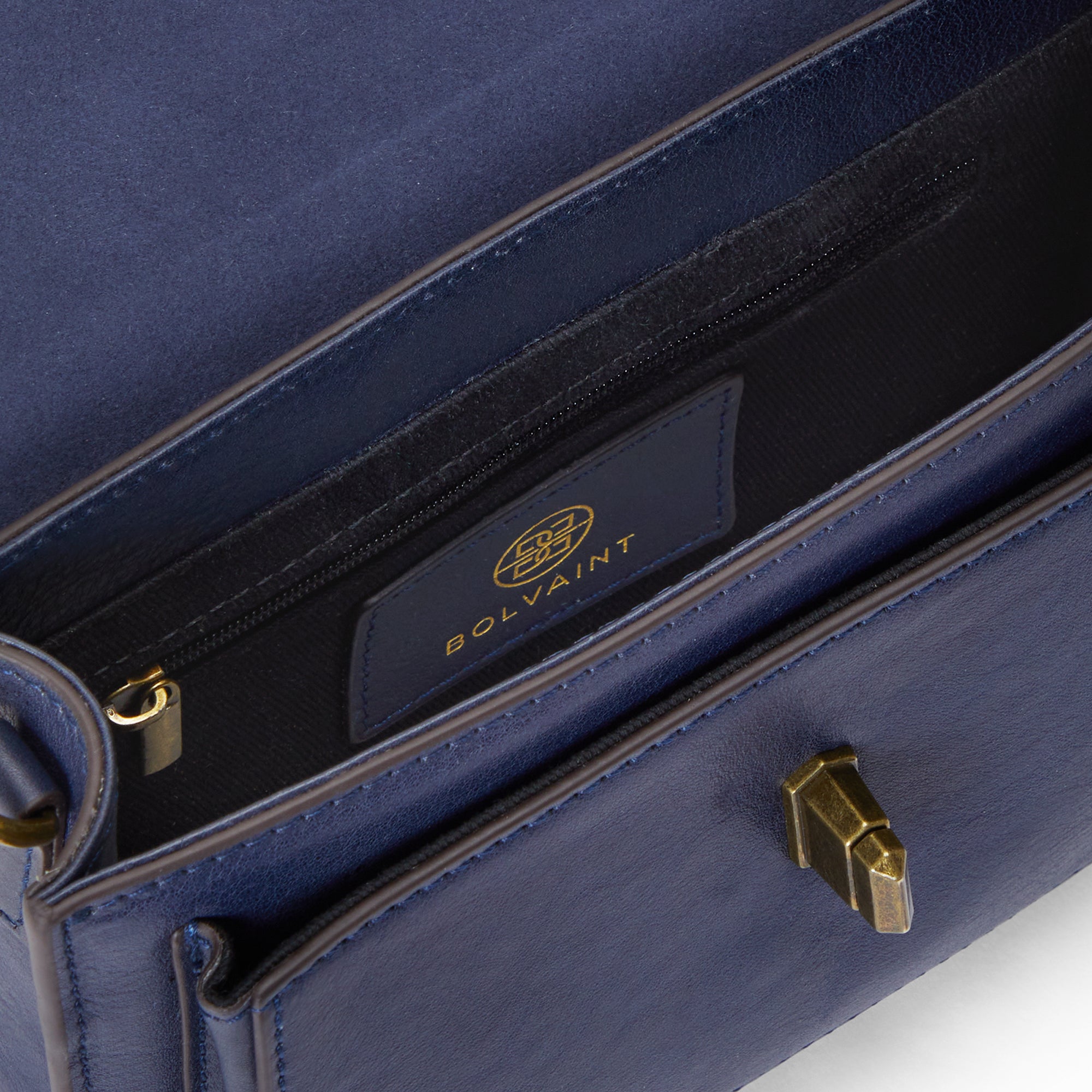 The Neuilly Shoulder Bag in Prussian Blue