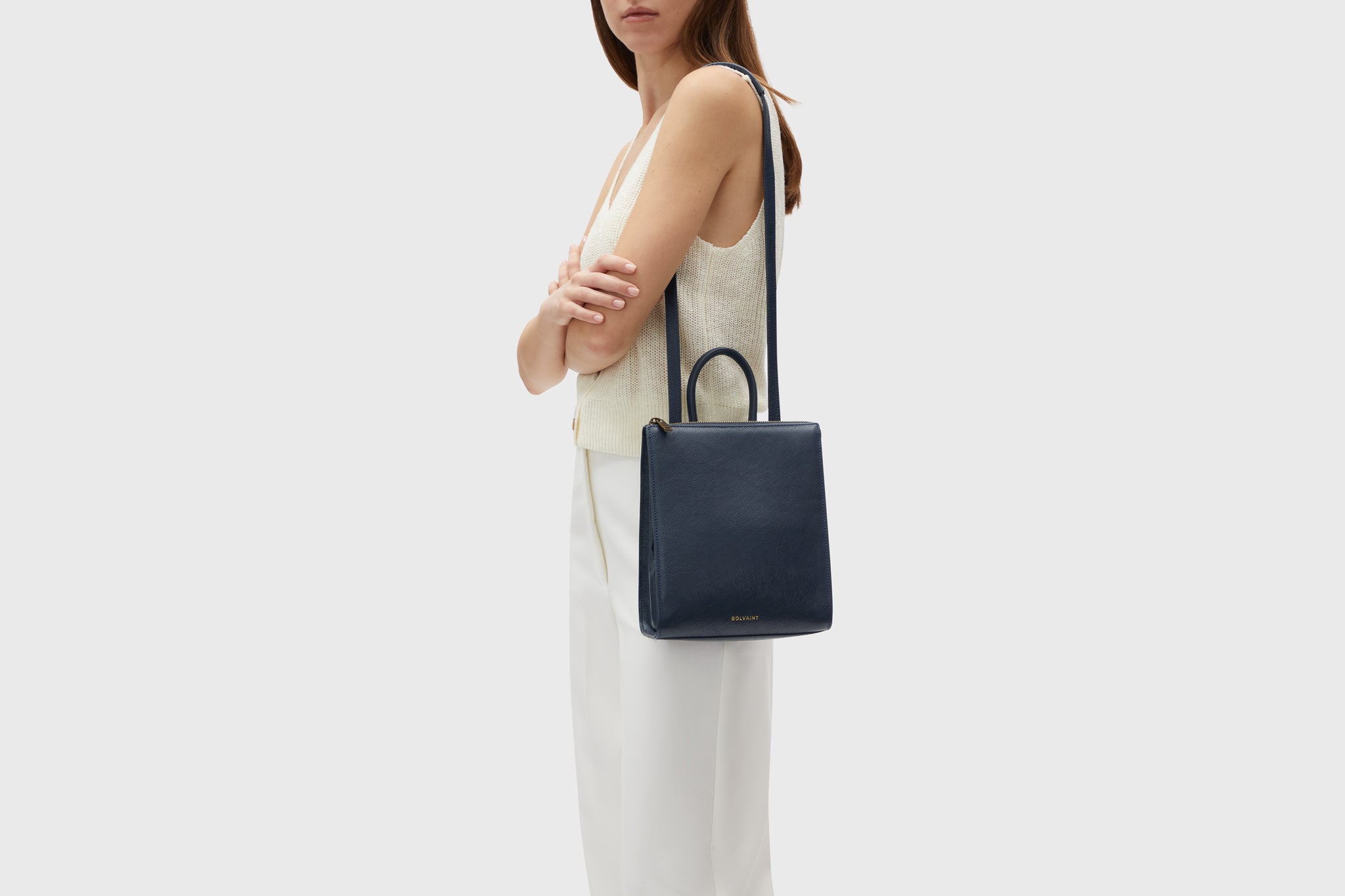 The Camille Bleu Shoulder Bag