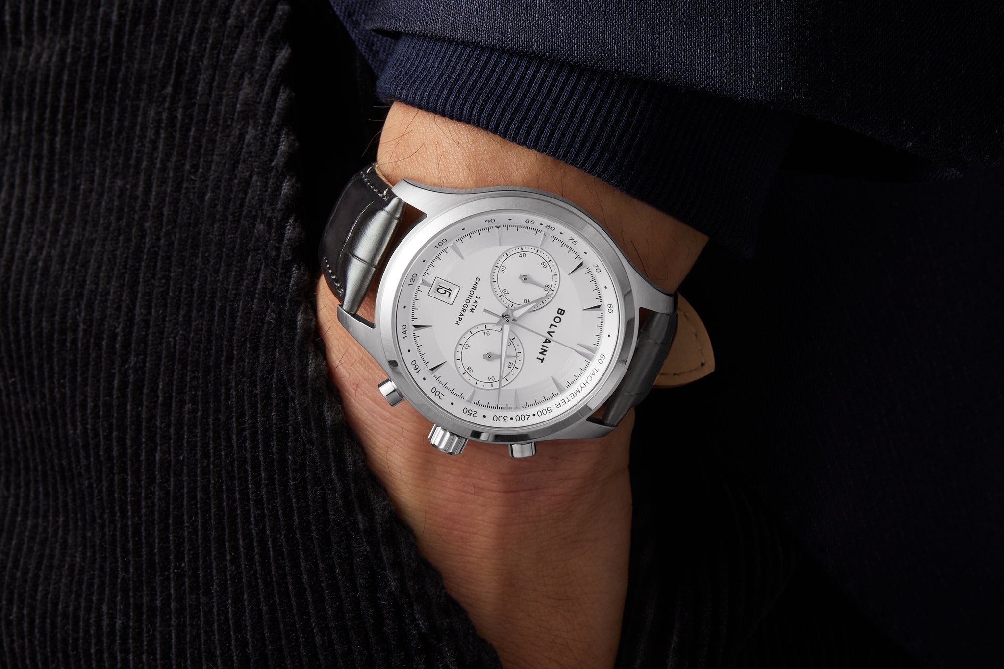 The Tempus Blanc in Ash Silver