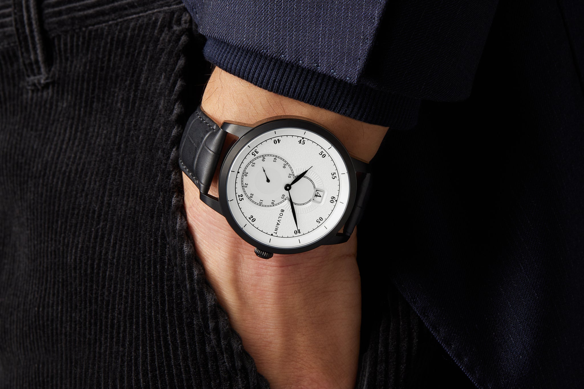 The Mallory Blanc in Onyx Black