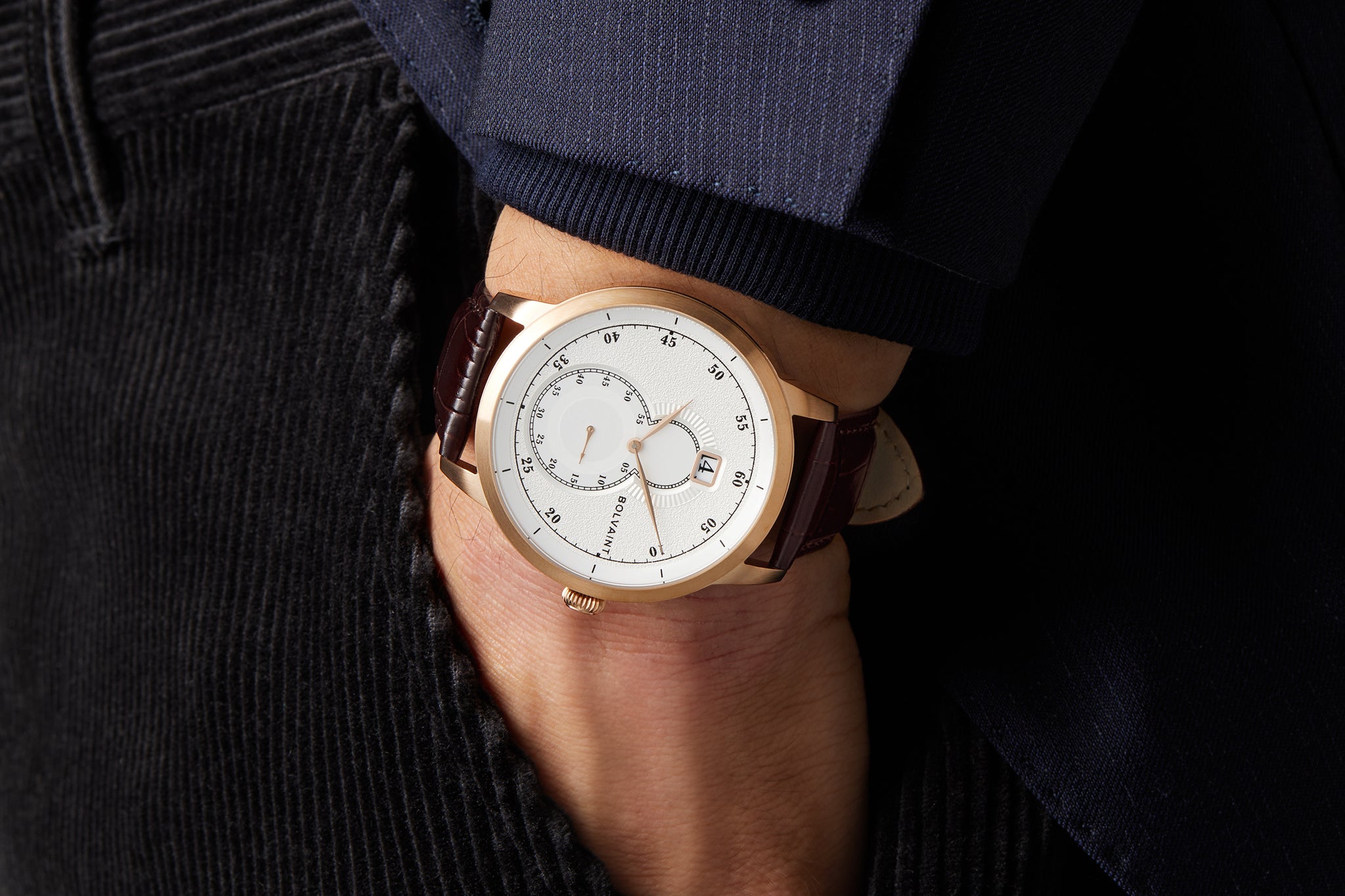 The Mallory Blanc in Rose Gold