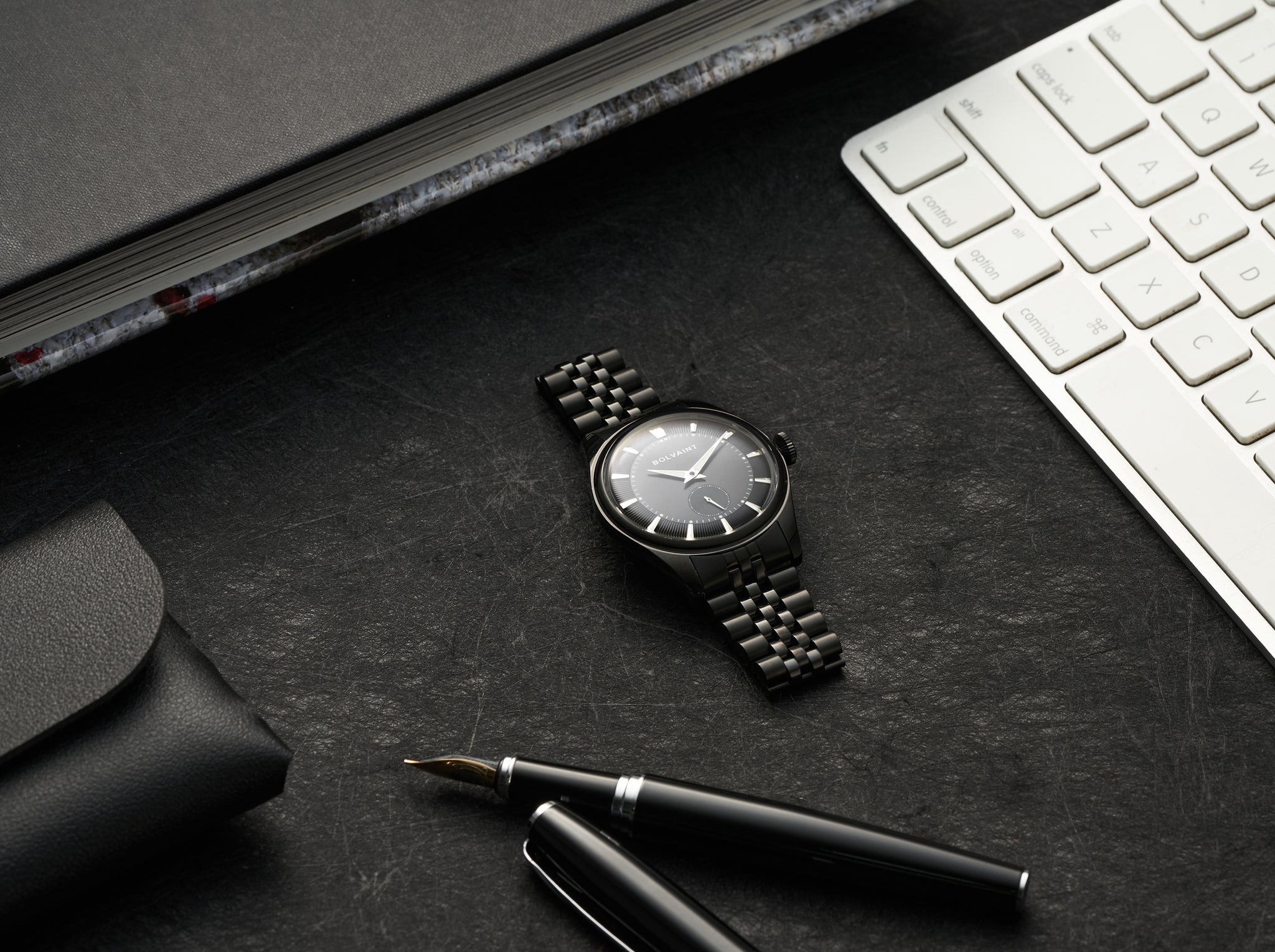 The Bolvaint Alaric Automatic Watch - Noir in Black