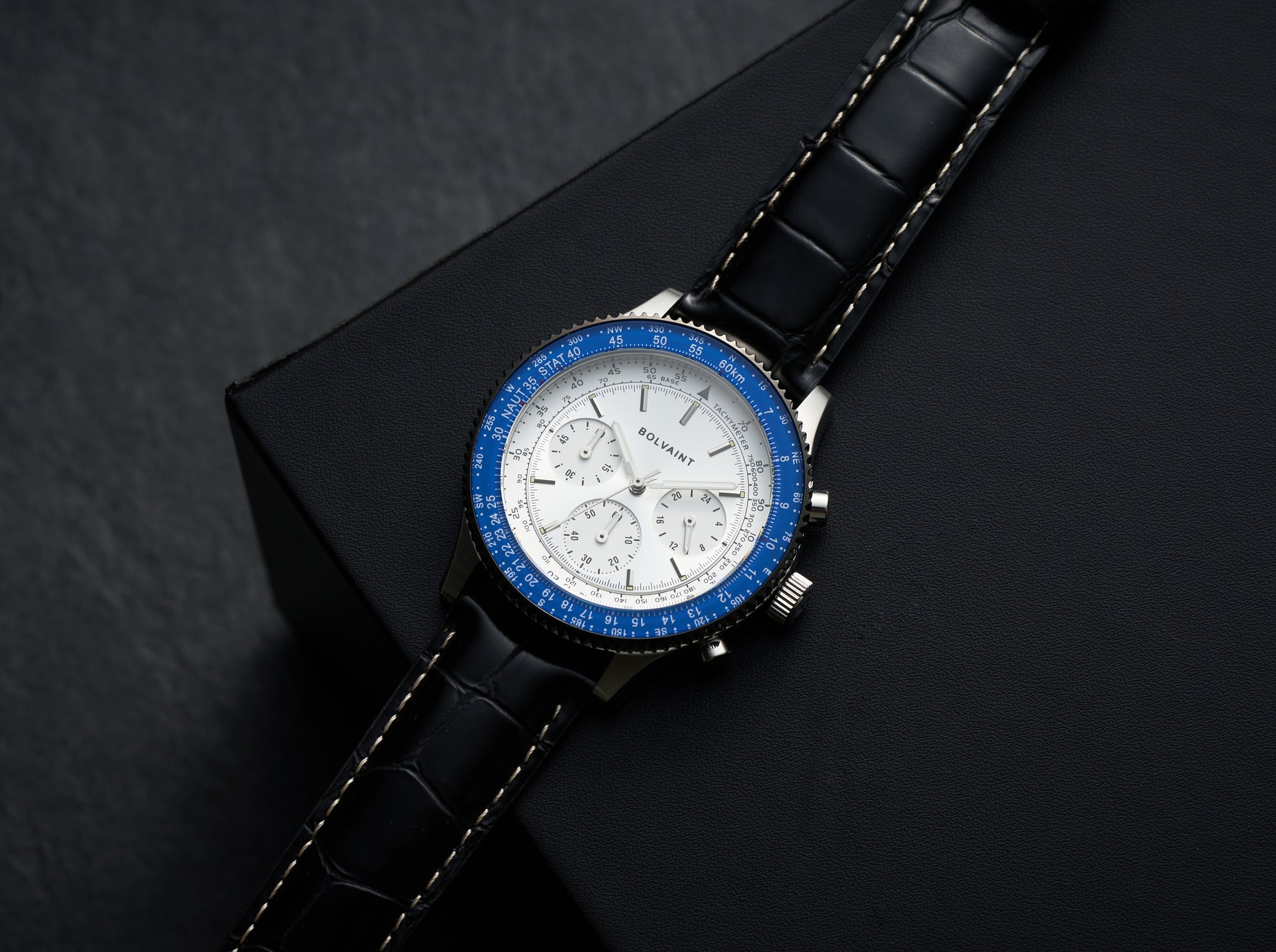 Bolvaint Marquis Chronograph Blanc in Blue