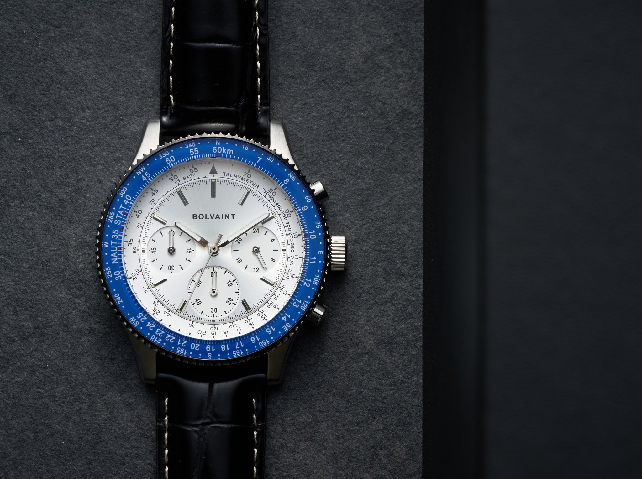 Bolvaint Marquis Chronograph Blanc in Blue