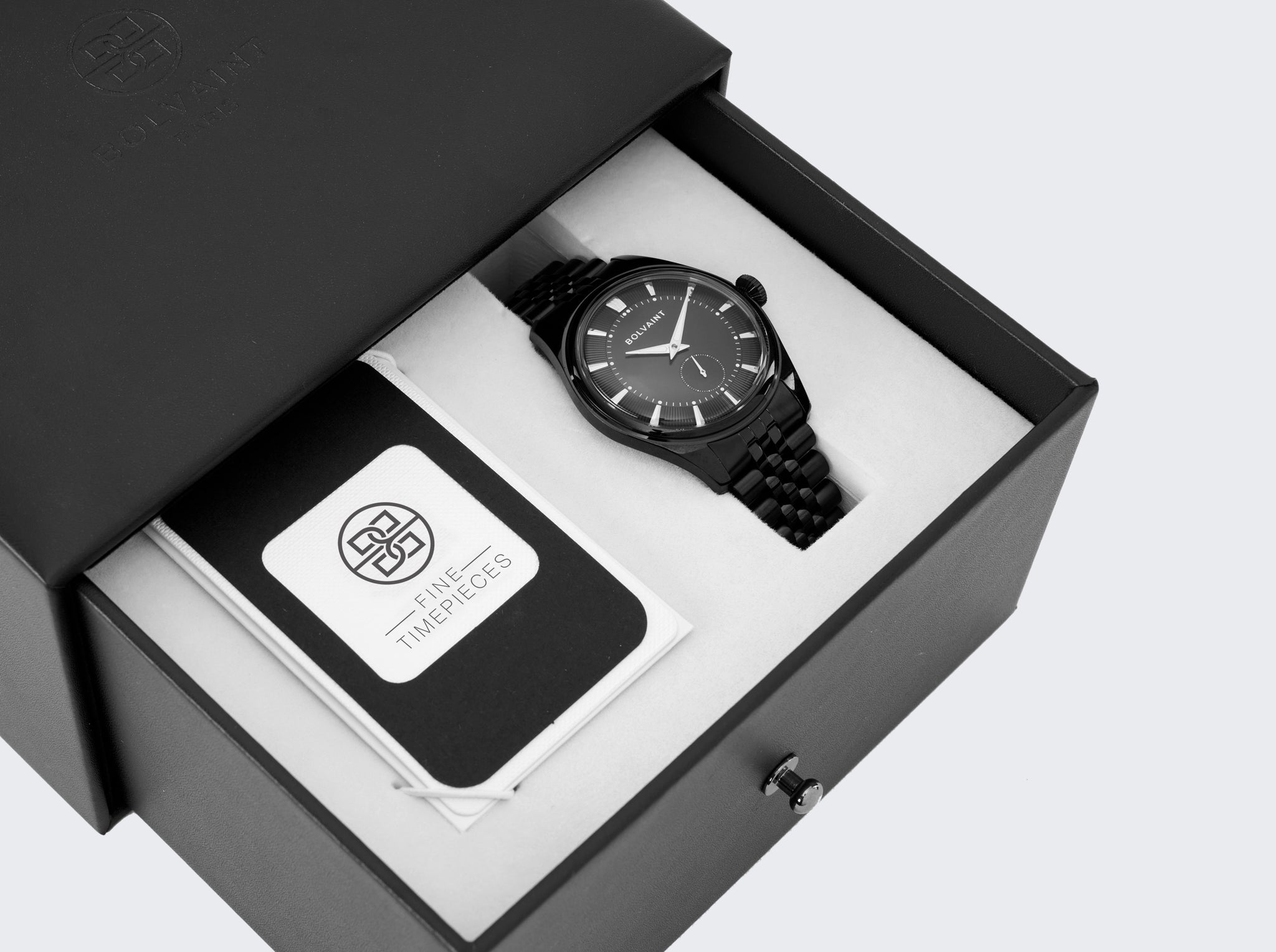 The Bolvaint Alaric Automatic Watch - Noir in Black