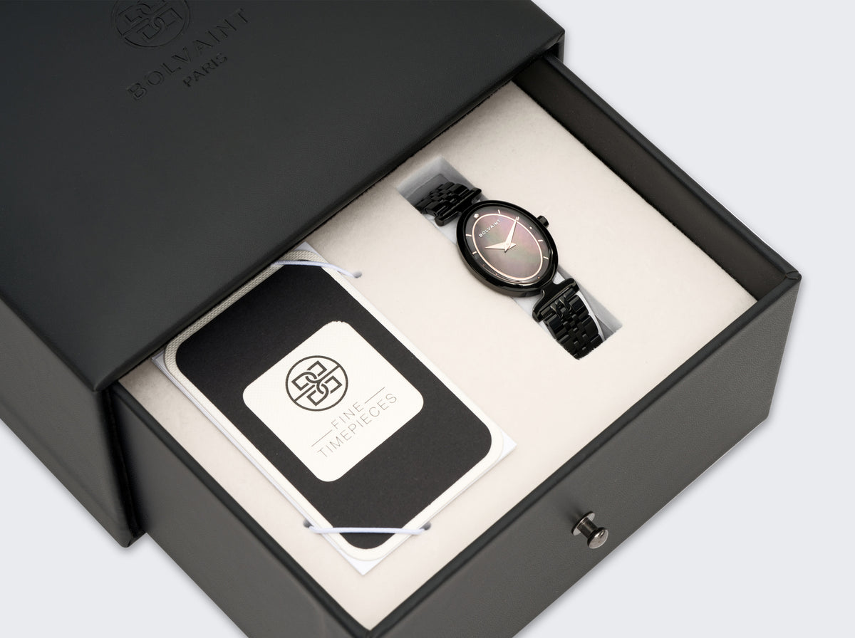 The Lumina Ladies' Watch - Basalt Black