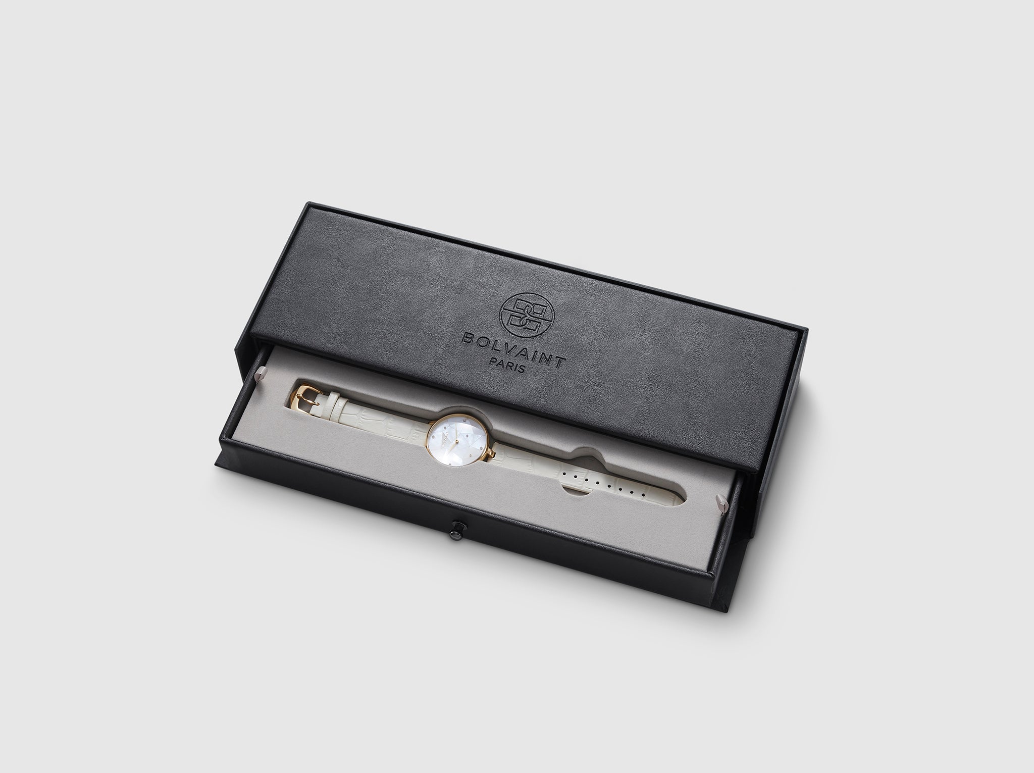 The Vainui Mother-of-Pearl Ladies' Watch - Gold & Ayoka White