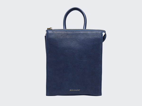 Navy blue best sale leather handbags uk