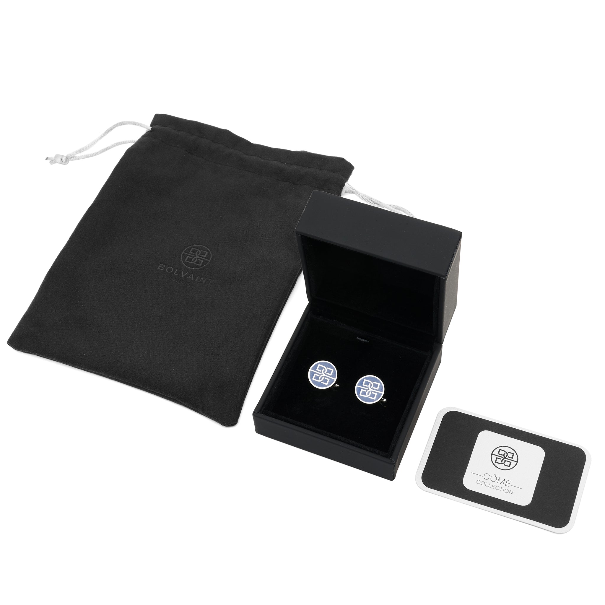 Blue Bolvaint Cufflink