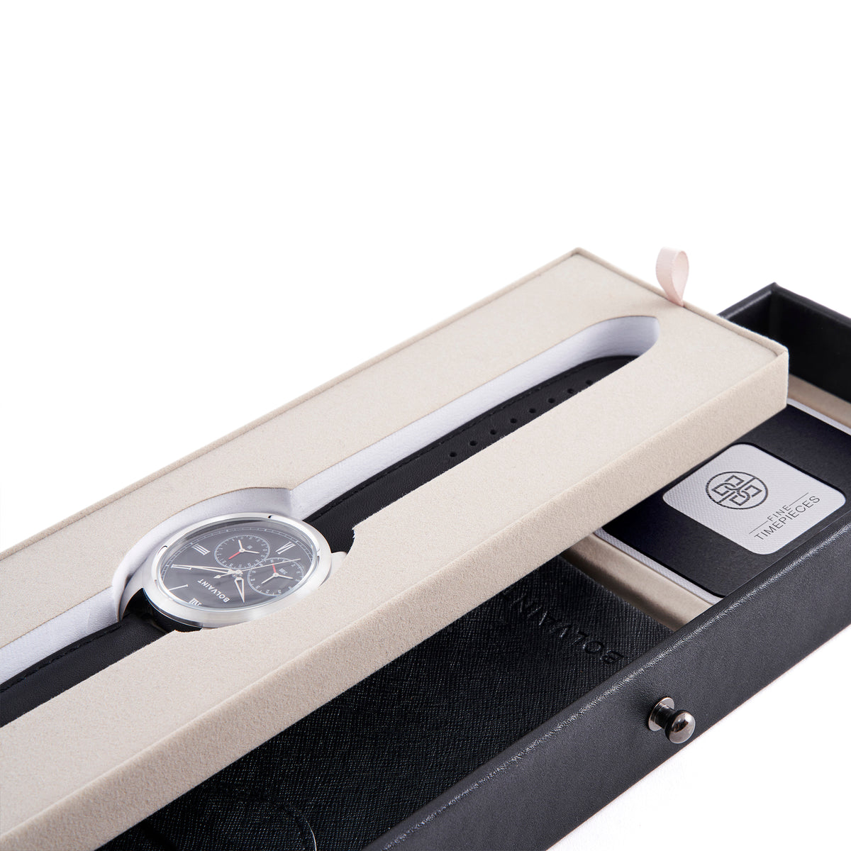The Aurelius Noir in Stainless Steel