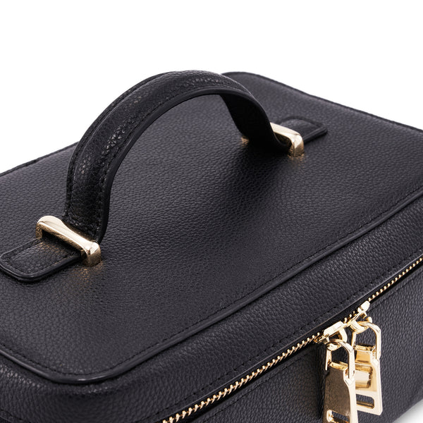 The Audrey Fine Leather Makeup Bag