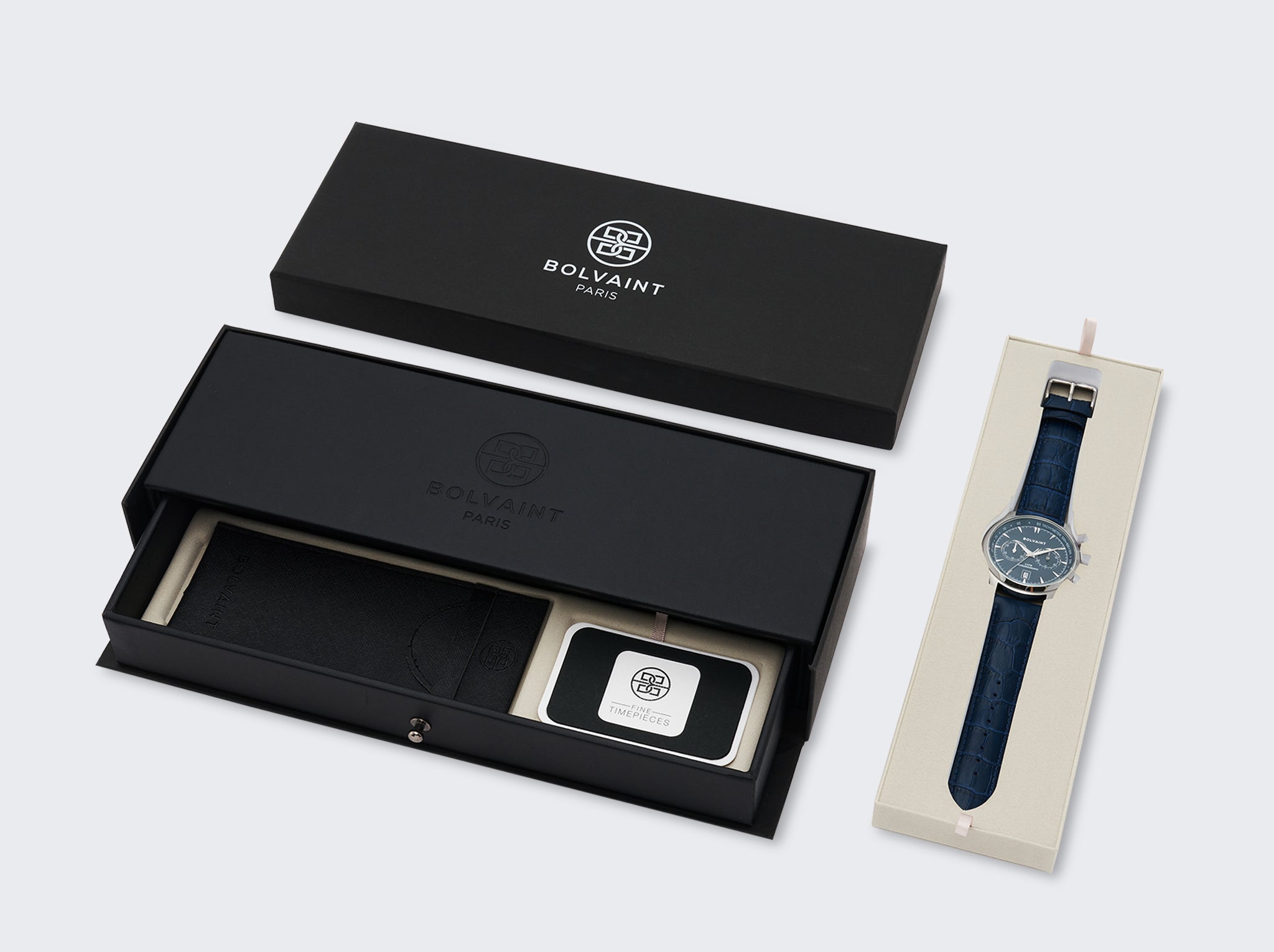 The Tempus Bleu in Ash Silver