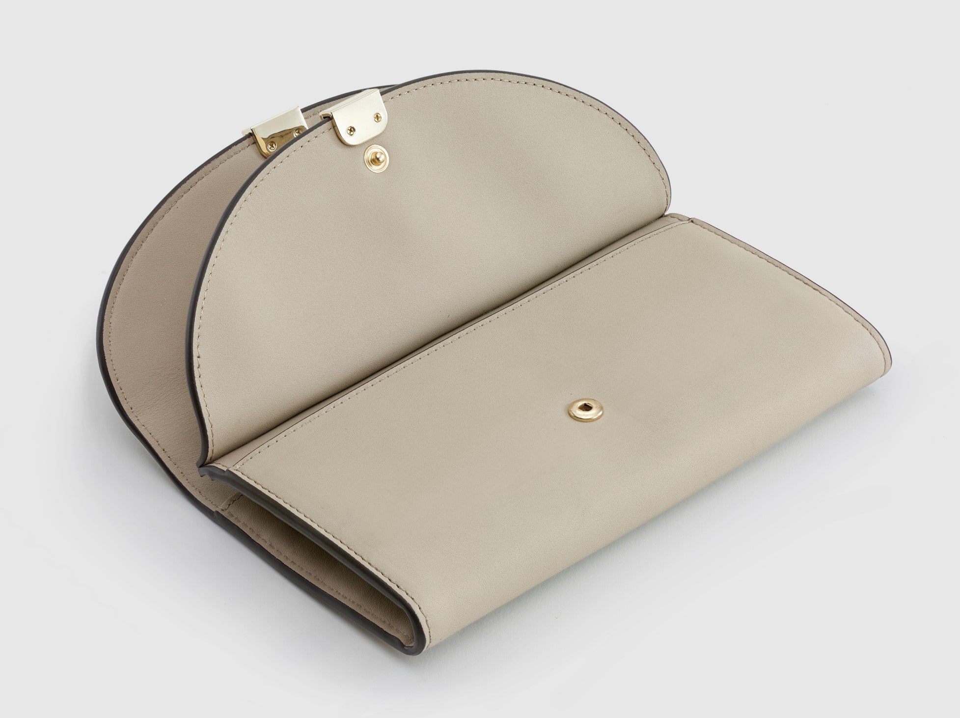 The Aimee Foldover Wallet in Ecru