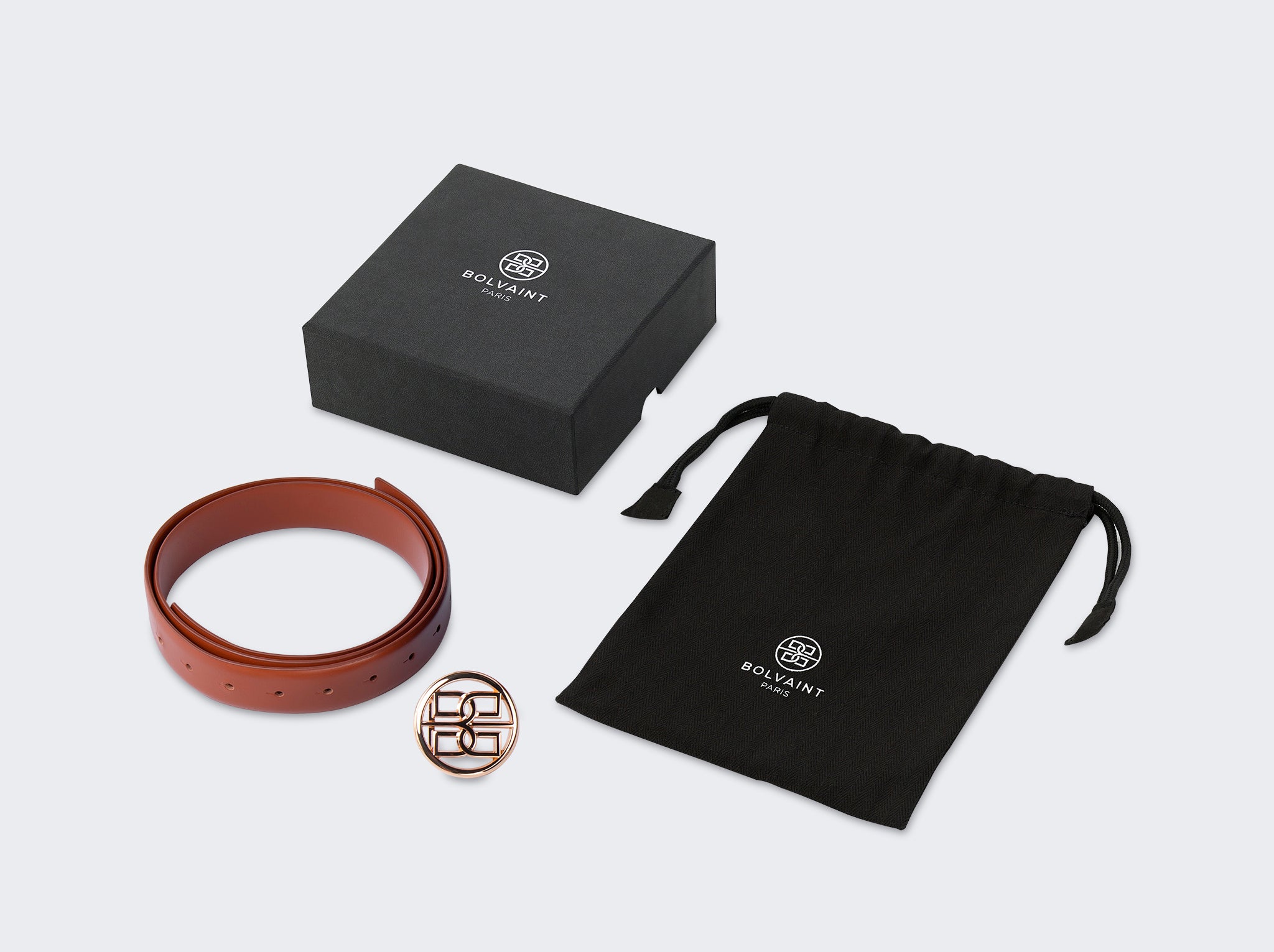 Trésor Women's Leather Belt Brown L
