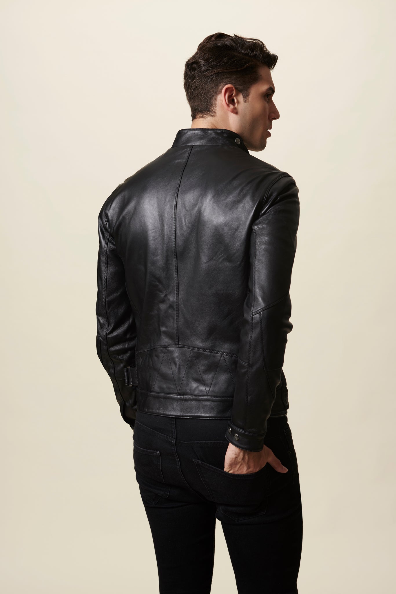 Arduin Lambskin Motoring Jacket – Men’s