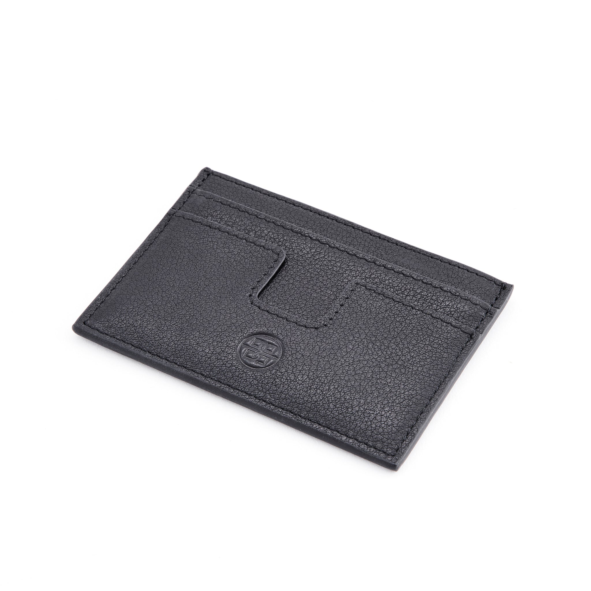 Albert - Leather Cardholder in Black