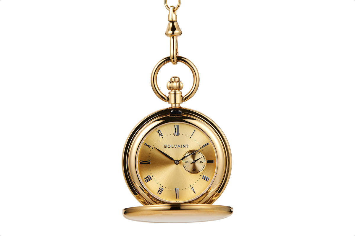 Solon Mechanical Pocket Watch - Gold