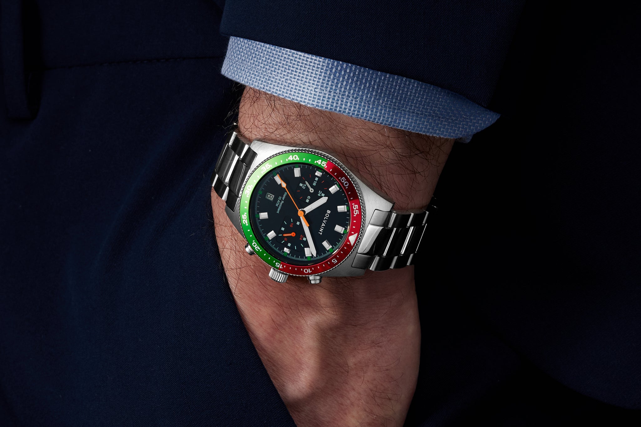 The Balmat Noir in Red and Green