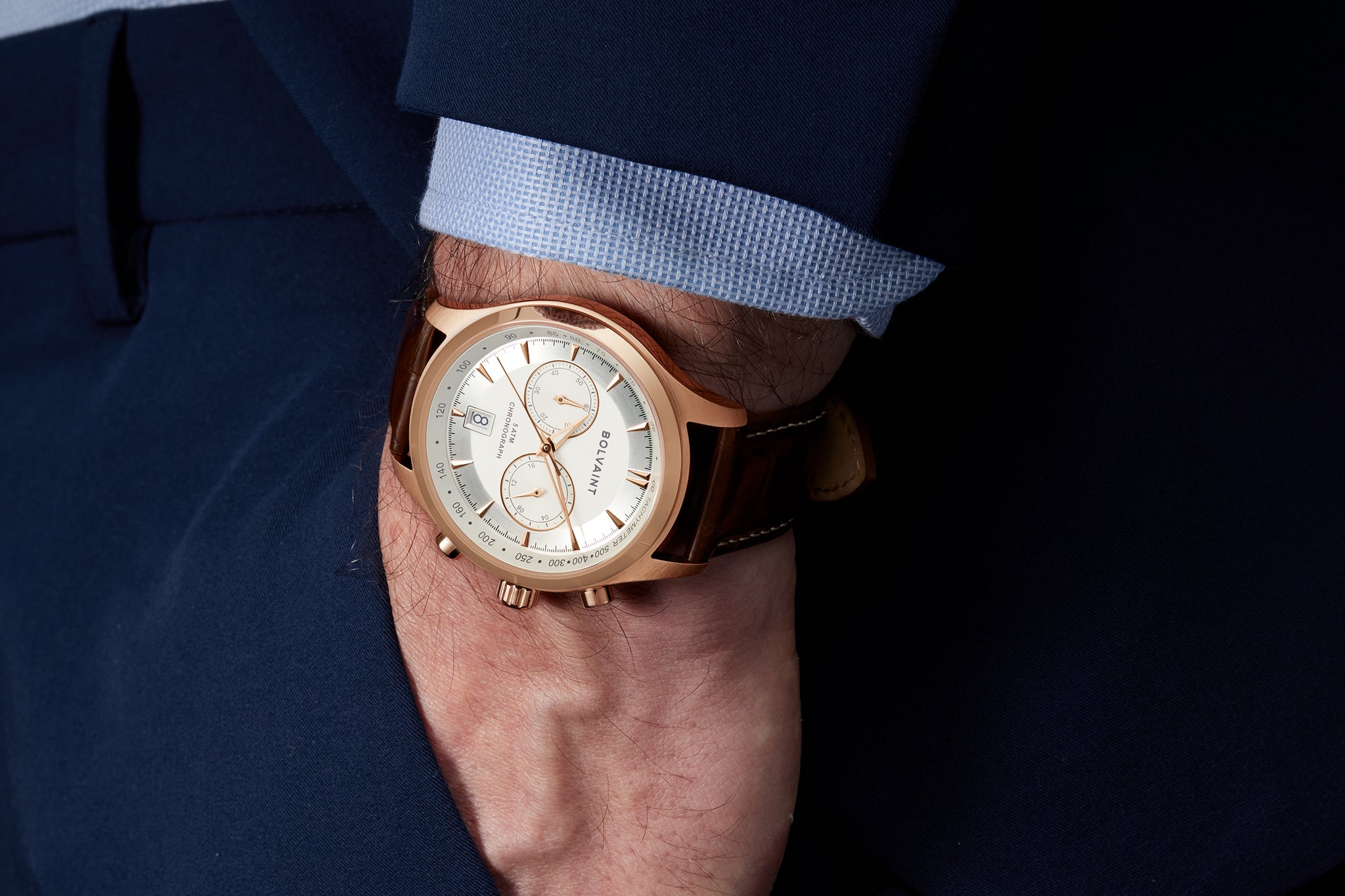 The Tempus Blanc in Rose Gold