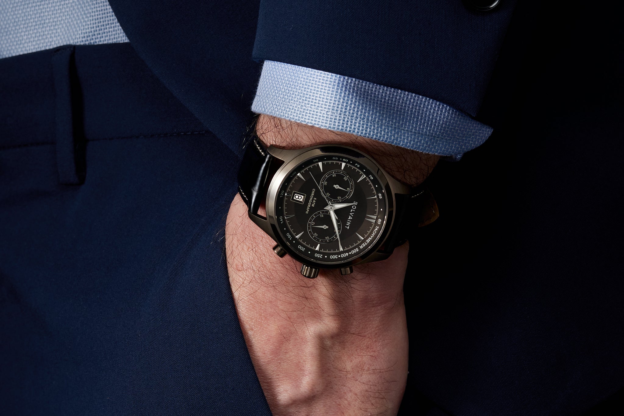The Tempus Gris in Black