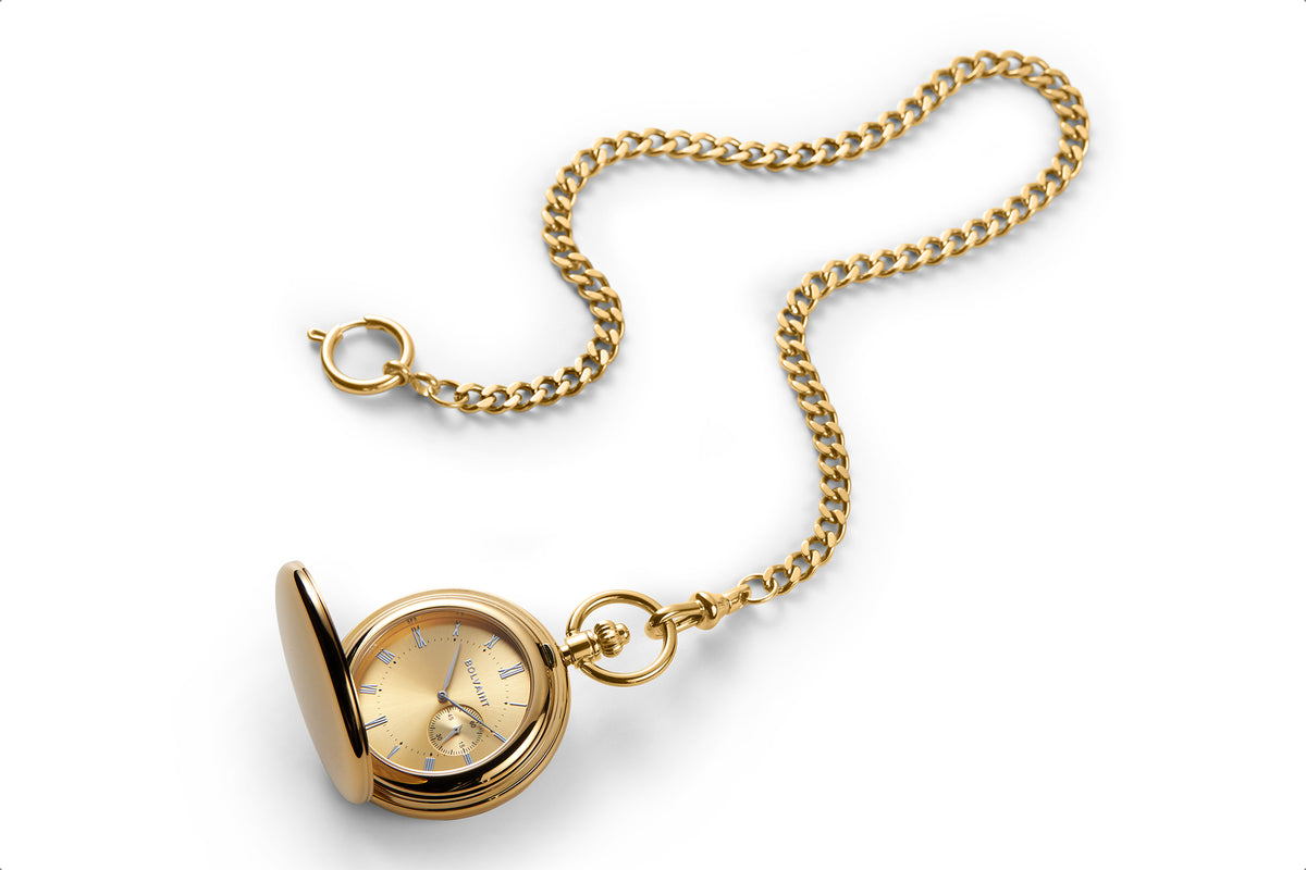 Solon Mechanical Pocket Watch - Gold