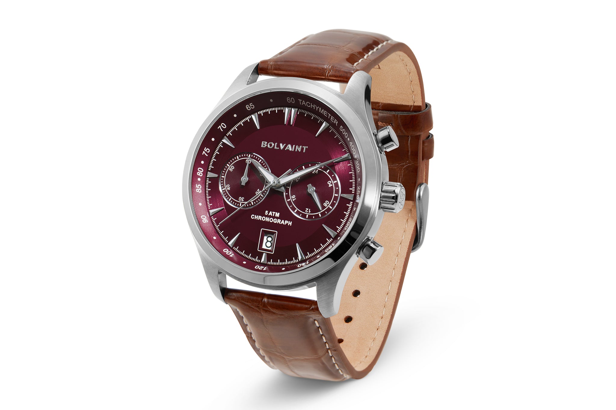 The Tempus Bordeaux in Ash Silver