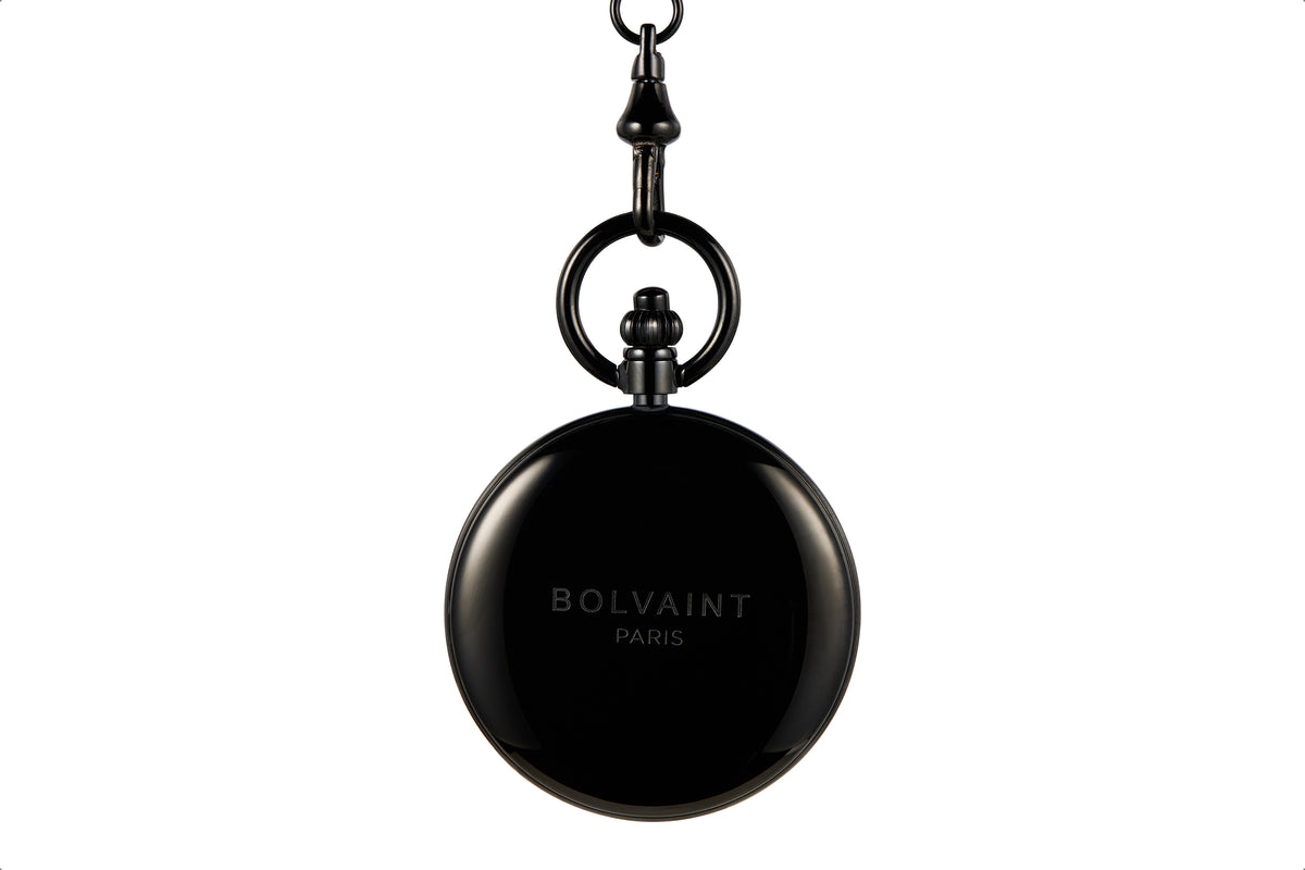 Solon Mechanical Pocket Watch - Black