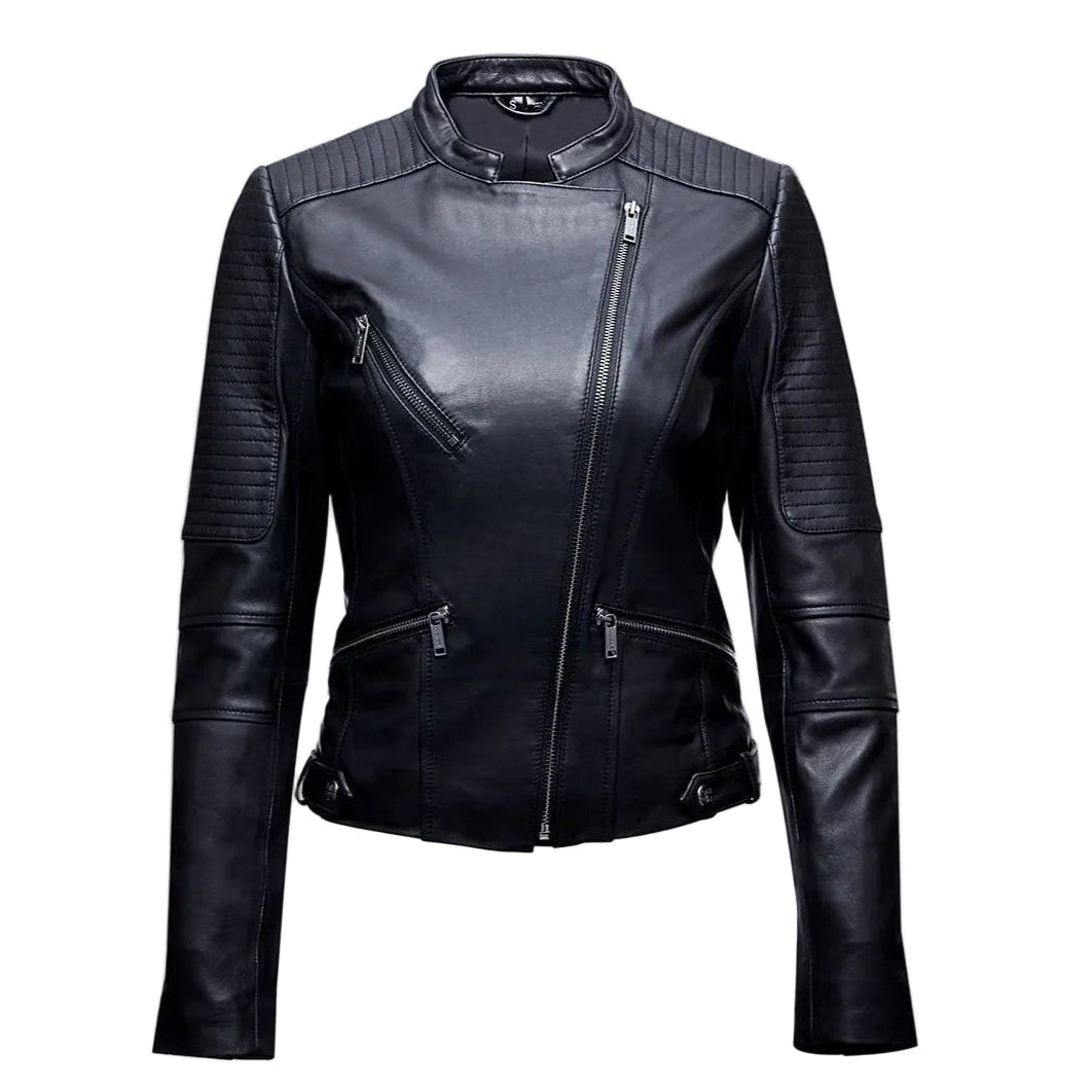 Aeris Lambskin Moto Jacket – Women’s