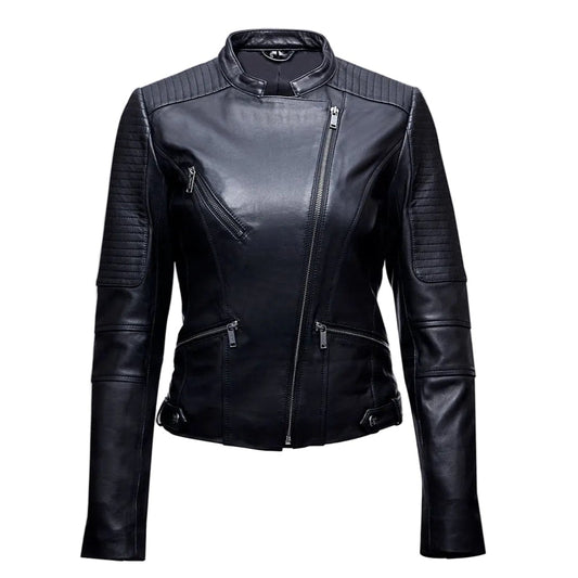 Aeris Lambskin Moto Jacket – Women’s