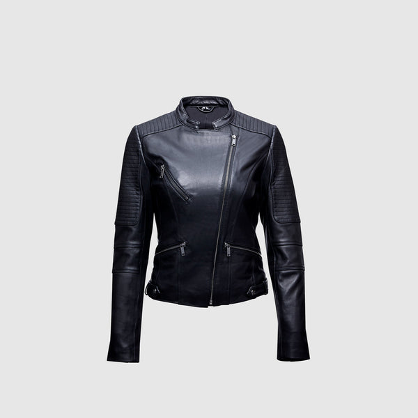 Aeris Lambskin Moto Jacket – Women’s