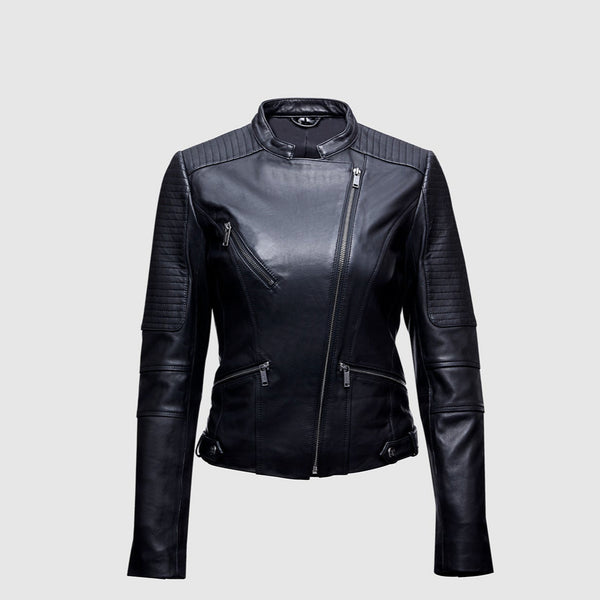 Aeris Lambskin Moto Jacket – Women’s