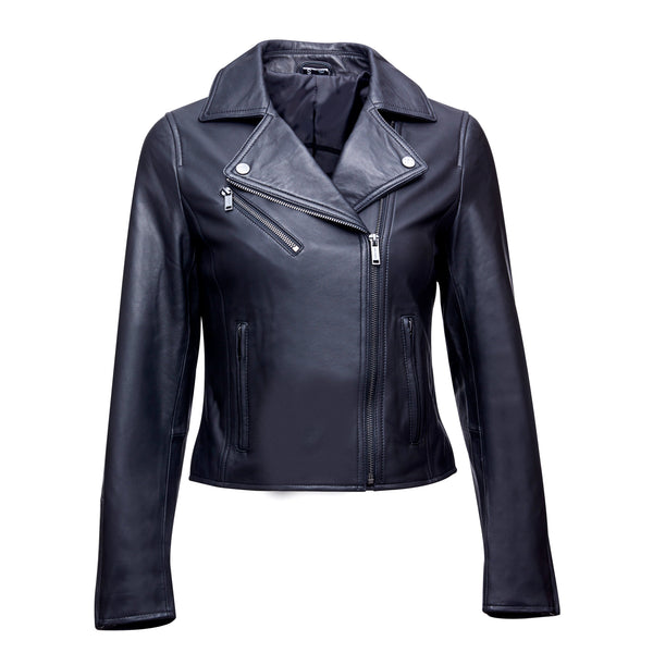 Victoire Lambskin Moto Jacket – Women’s