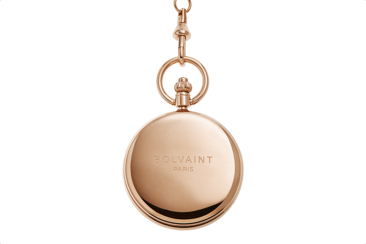 Solon Mechanical Pocket Watch - Rose Gold