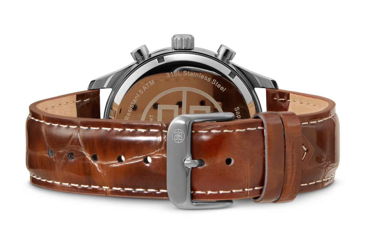 The Tempus Bordeaux in Ash Silver