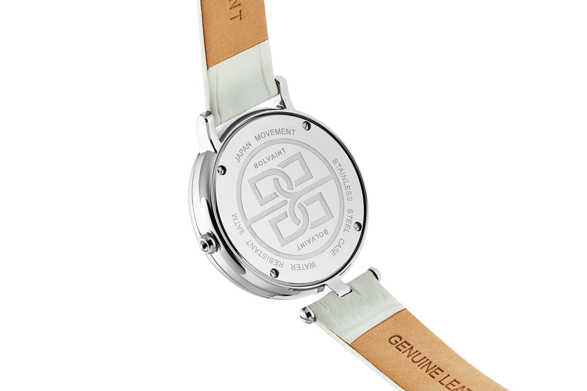 The Vainui Mother-of-Pearl Ladies' Watch - Silver & Apataki Blue