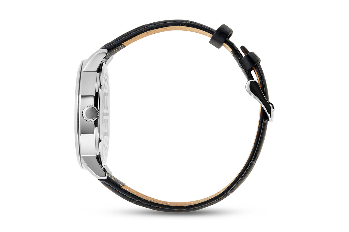 The Mallory Noir in Ash Silver