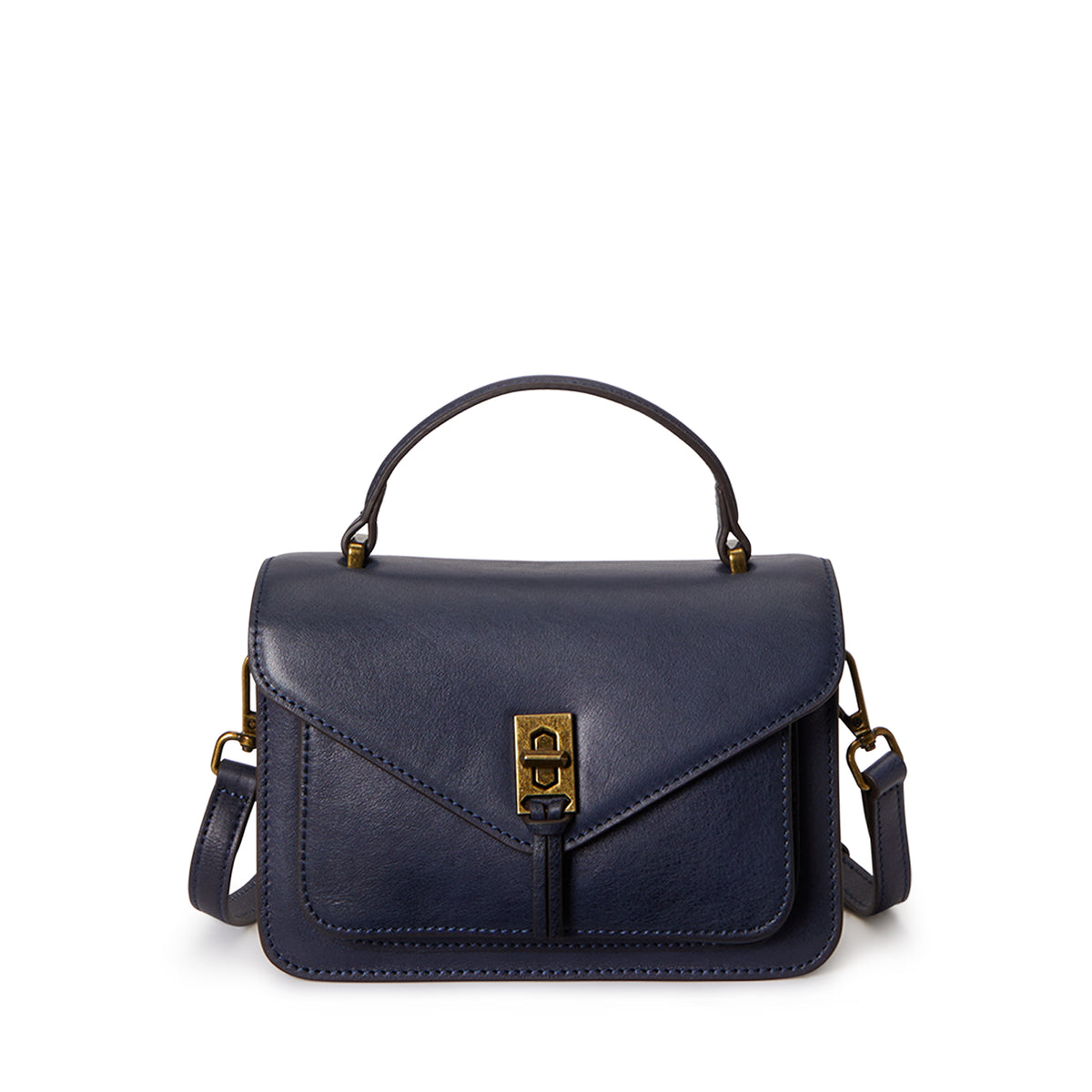 The Neuilly Shoulder Bag in Prussian Blue