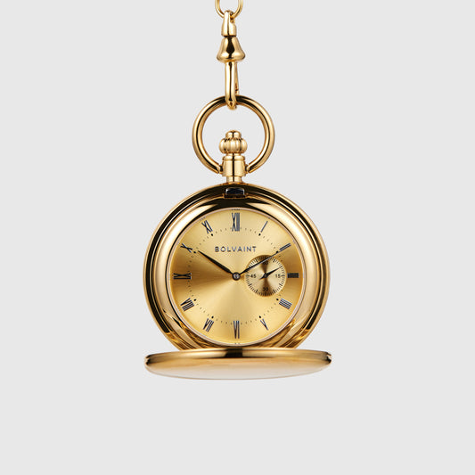 Solon Mechanical Pocket Watch - Gold