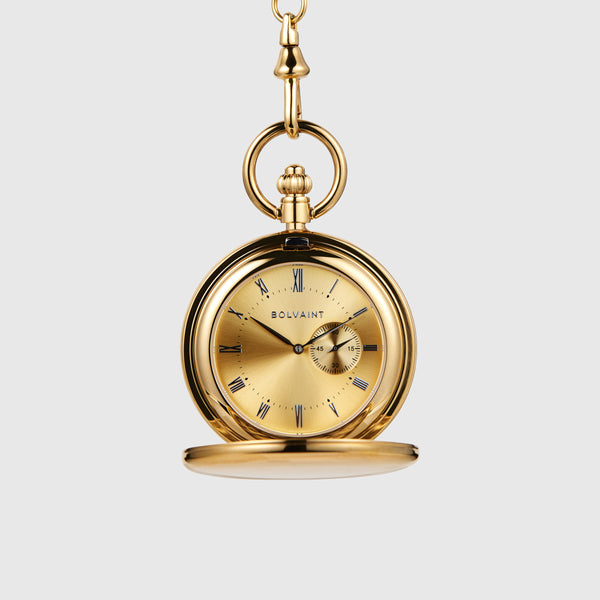 Bolvaint Solon Mechanical Pocket Watch - Gold