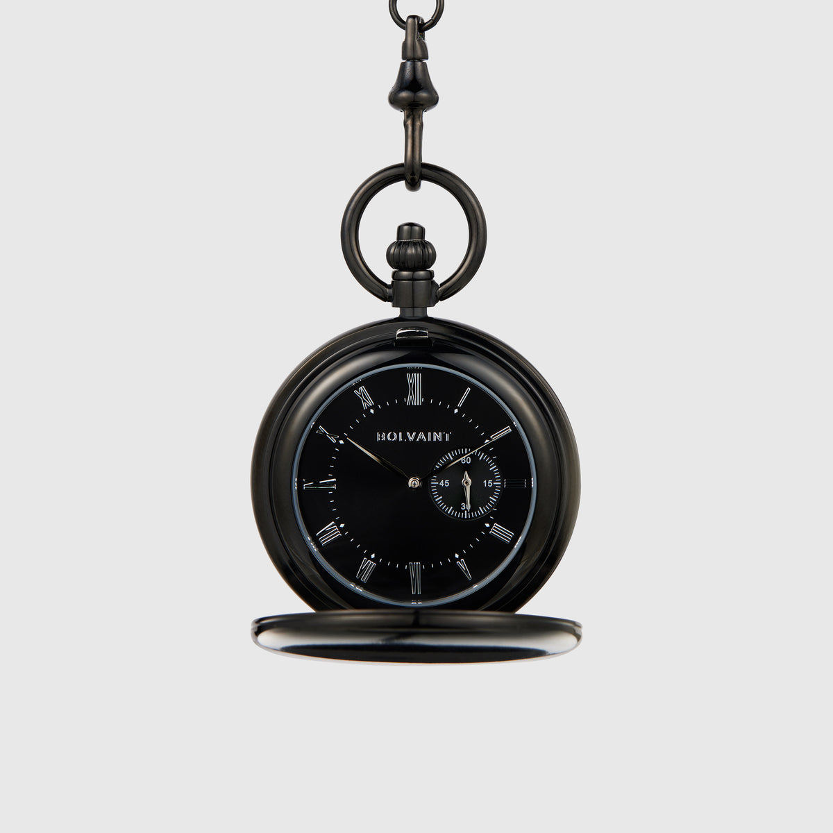 Solon Mechanical Pocket Watch - Black