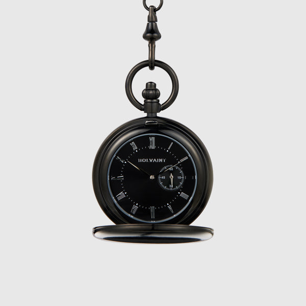 Bolvaint Solon Mechanical Pocket Watch - Black